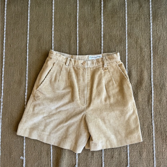 Christian Dior Corduroy Shorts